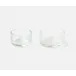 Vista Round Mini Bowls, Clear Hand Blown Glass, Boxed Set of 4