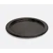 Winsford Black Nickel Tray Round Etched Metal