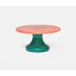 Ashtyn Small Pink/Turquoise Cake Stand