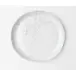 Marcus White Salt Glaze Dinner Plate Stoneware, Pack of 4 (Footed Ring)