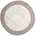 Naiya Gray Round Placemat Abaca, Pack of 4