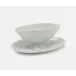 Charles White Salt Glaze, Gravy Dish with Plate, Large