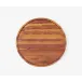 David Natural Acacia Wood Lazy Susan 18"D