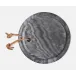 Viola Gray Marble, Round Serving Boards, Set/2