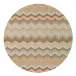 Bargello New Gold 15" Round Placemats, Set of 4