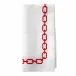 Chains Red 21" Napkin, Set of 4