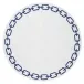 Chains White Navy 15" Round Placemats, Set of 4