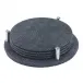 Stingray Charcoal Round Coaster Set