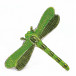 Dragonfly Green Napkin Rings, Set of 4