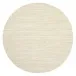 Grasscloth Ecru Round Placemat 15" Pack of 4