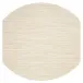 Grasscloth Ecru Eliptical Placemat 16" Pack of 4