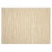 Grasscloth Latte Rectangle Placemat 13"x18" Pack of 4