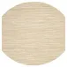 Grasscloth Latte Eliptical Placemat 16" Pack of 4