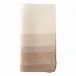 Gradient Stripe Beige 22" Napkins, Set of Four