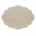 Byzantine Beige White Placemats, Set of Four