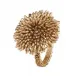 Pompom Gold Napkin Rings, Set of 4