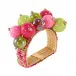 Jubilant Pink/Green Napkin Ring Pack of 4
