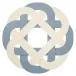 Primrose Ice Blue/Oyster Placemat Pack of 4