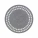 Pearls Gray White Coaster, Set of 4