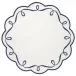 Ribbon Twirl Navy Round Placemat Pack of 4