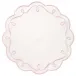 Ribbon Twirl Rose Round Placemat Pack of 4