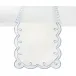 Ribbon Twirl Ice Blue Runner 15"x55"