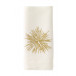 Starburst Gold Embroidered 22" Napkin, Set of 4