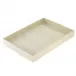 Grasscloth Celadon Rectangle Tray