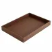 Wicker Chocolate Rectangular Tray