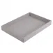 Wicker Gray Rectangular Tray