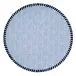 Whipstitch Bluebell 15" Round Placemats, Set of Four