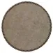 Whipstitch Bronze Round Placemat 15" Pack of 4