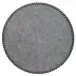 Whipstitch Pewter Round Placemat 15" Pack of 4