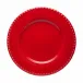 Fantasy Red Charger Plate