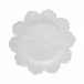 Geranium White Charger Plate