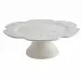 Cabbage Beige Cake Stand 12"