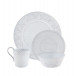 Rua Nova Antique White 16-Pc Set (4 Dinner, 4 Fruit Plate, 4 Cereal, 4 Mug)