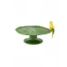 Amazonia Cake Stand W/ Foot With Macaw