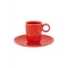 Parody Coffee Cup & Saucer Coral