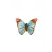 Cloudy Butterflies By Claudia Schiffer Wall Piece 5"
