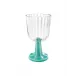 Patio Aqua Green Goblet Stem