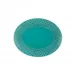 Bicos Mint Green Platter 15.6 in.