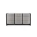 Albert Extra Large 9-Drawer Ash Gray Shimmer