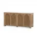 Arcadia Soft Glow Oak 4-Door Cabinet
