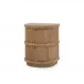 Atlas Soft Glow Oak 2-Drawer Side Table