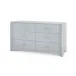 Audrey Extra Large 6-Drawer Washed Winter Gray