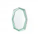 Avery Peridot Green Octagonal Mirror