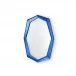Avery Sapphire Blue Octagonal Mirror