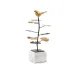 Birdsong Gold Leaf Statue