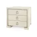 Blake Blanched Oak 3-Drawer Side Table